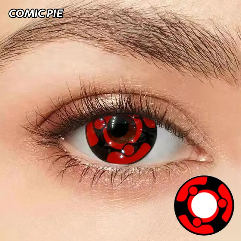 ComicPie Madara Mangekyou Sharingan Cosplay Colored Contact Lenses  YS33-8