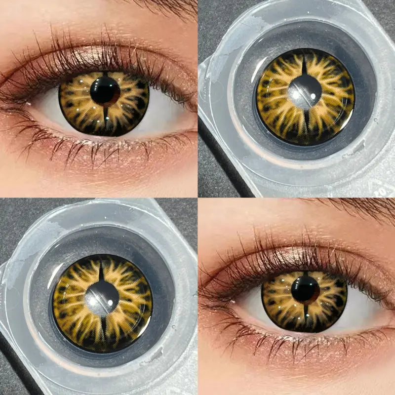 ComicPie Golden snake eyes Cosplay Colored Contact Lenses HE596-1