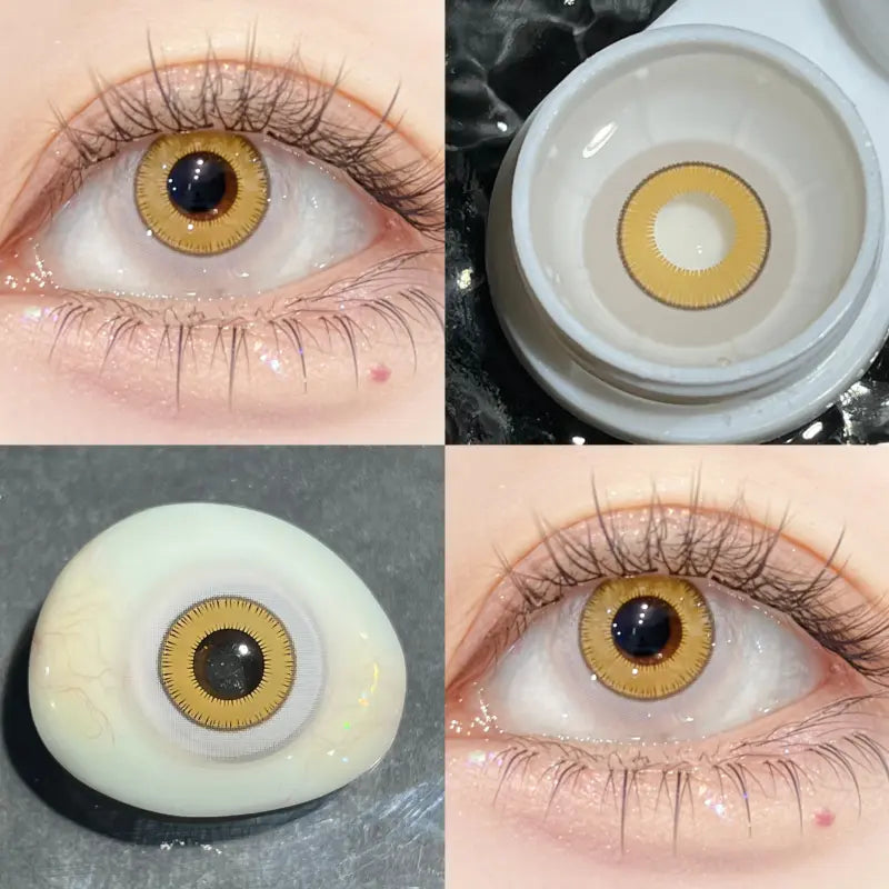 ComicPie PUPIL REDUCER LENSES Myosis Yellow Contact Lenses HD210