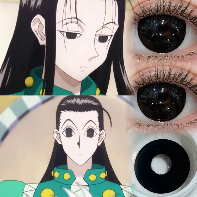 ComicPie Ghost Black Cosplay Colored Contact Lenses HD275-B