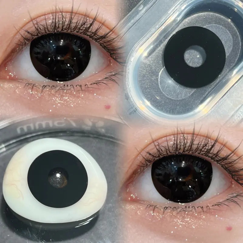 ComicPie Ghost Black Cosplay Colored Contact Lenses HD275-B