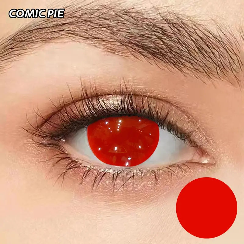 ComicPie Red Cosplay Colored Contact Lenses  HD5