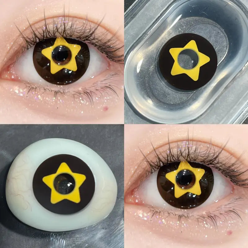 ComicPie Yumeno Kyusaku‌ Star eyes Cosplay Colored Contact Lenses HD236