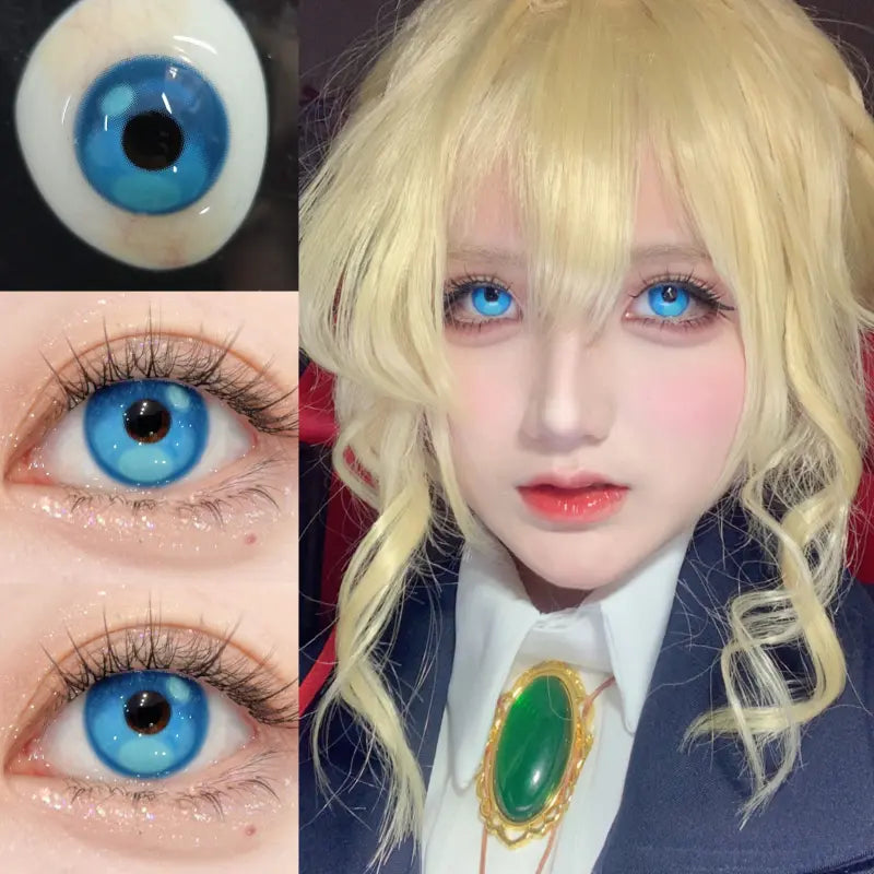 ComicPie Violet Evergarden Cosplay Colored Contact Lenses  HD257