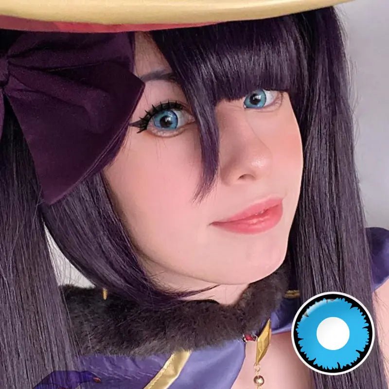ComicPie Angelic Blue Cosplay&Halloween Colored Contact Lenses RY059 - ComicPie