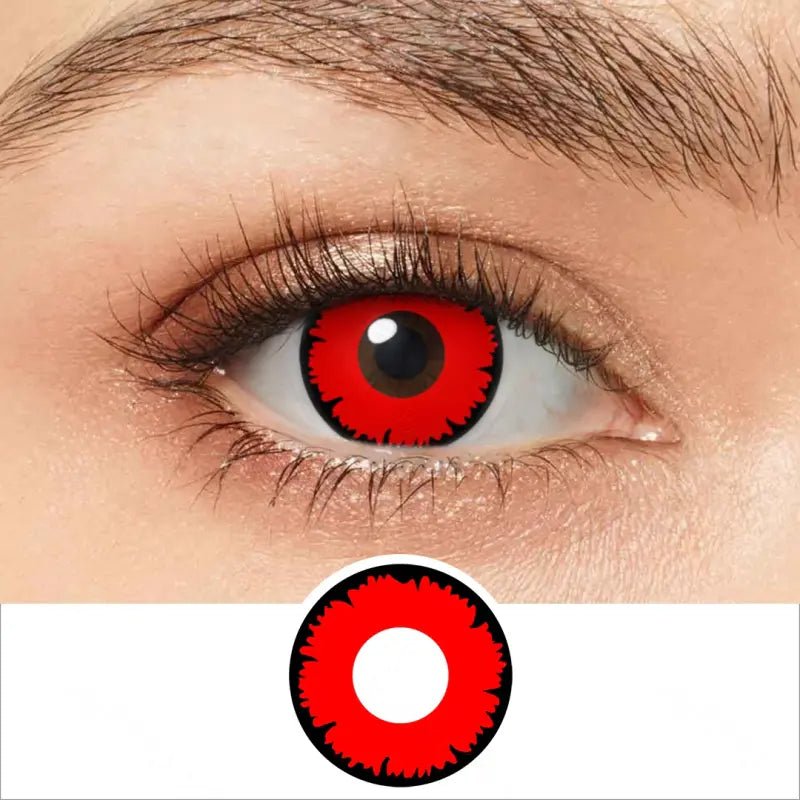 ComicPie Angelic Red Cosplay&Halloween Colored Contact Lenses RY374A - ComicPie