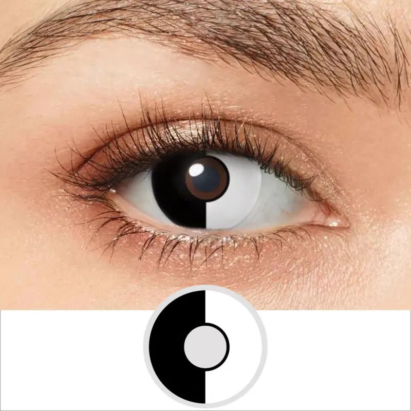 ComicPie Black And White Cosplay&Halloween Colored Contact Lenses RY132 - ComicPie