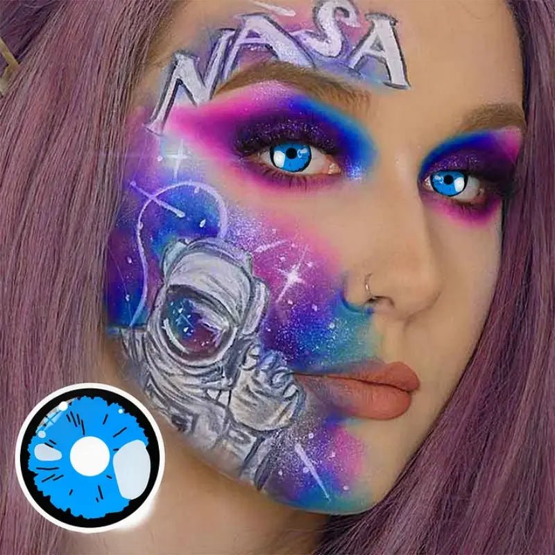 ComicPie Black Lobelia Blue Cosplay&Halloween Colored Contact Lenses YS51 - 3 - ComicPie