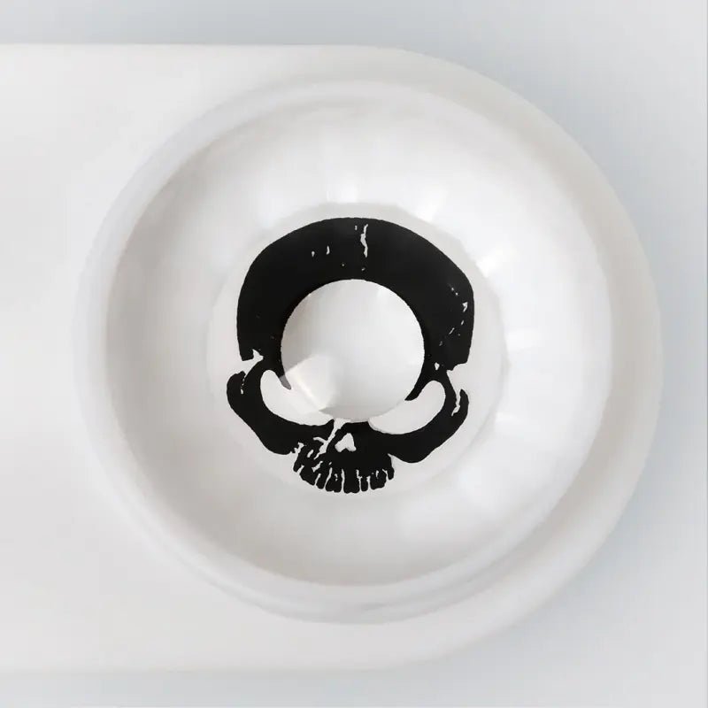 ComicPie Black Skull Cosplay&Halloween Colored Contact Lenses RY162 - ComicPie