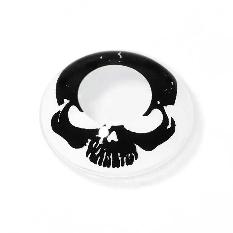 ComicPie Black Skull Cosplay&Halloween Colored Contact Lenses RY162 - ComicPie