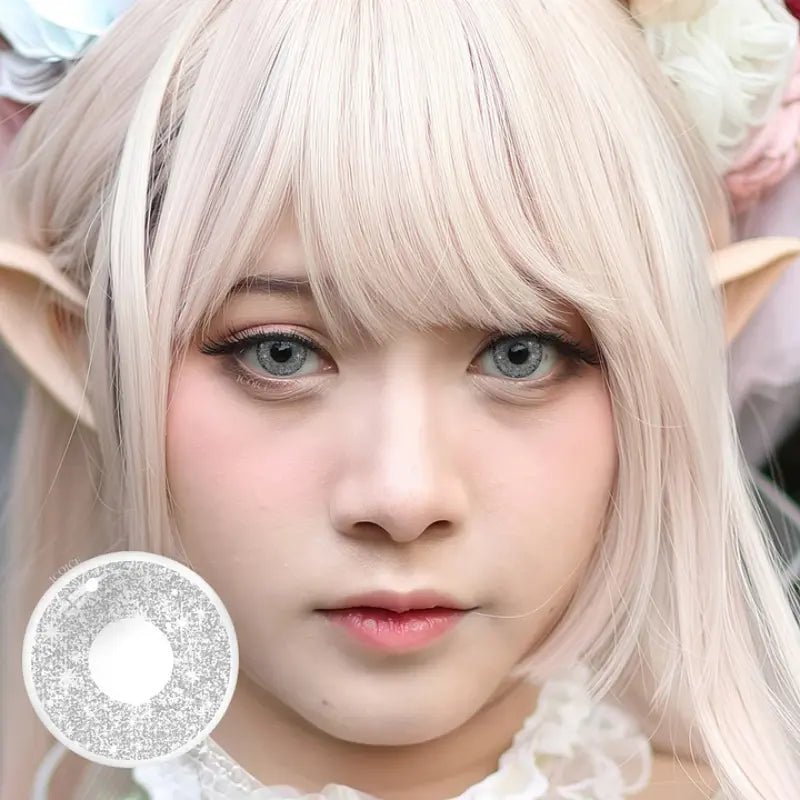 ComicPie Blink Grey Cosplay&Halloween Colored Contact Lenses D62 - 5 - ComicPie