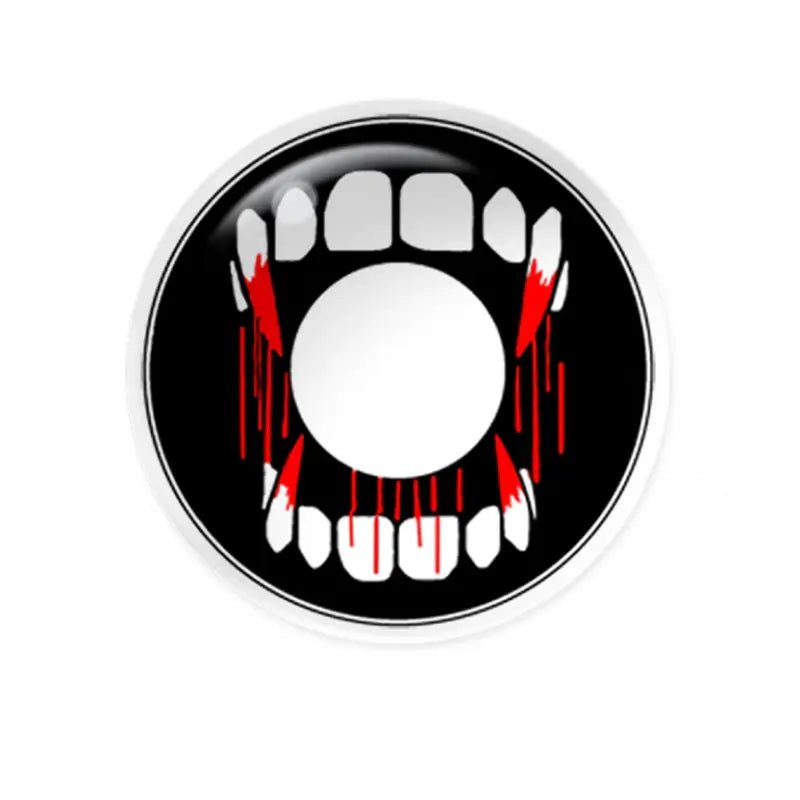 ComicPie Bloody Fangs Crazy Cosplay&Halloween Colored Contact Lenses MY53 - ComicPie