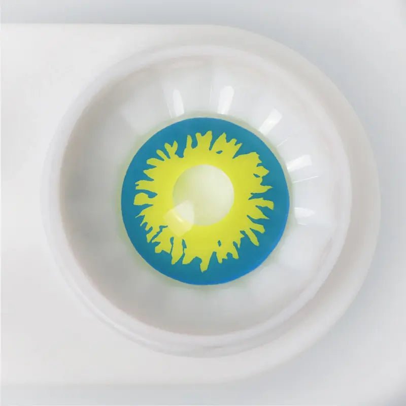 ComicPie Blue And Yellow Firework Contacts RY287A - ComicPie