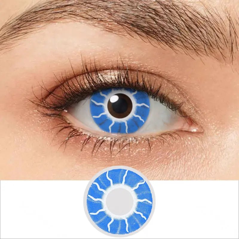 ComicPie Blue Lightning Contacts RY346 - ComicPie