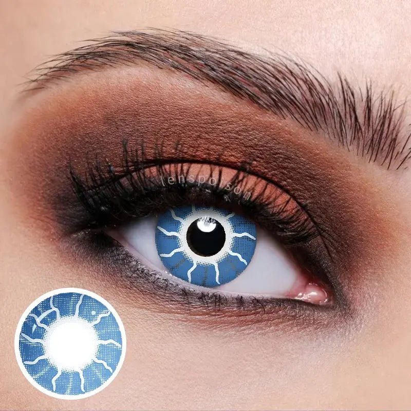 ComicPie Blue Lightning Contacts RY346 - ComicPie