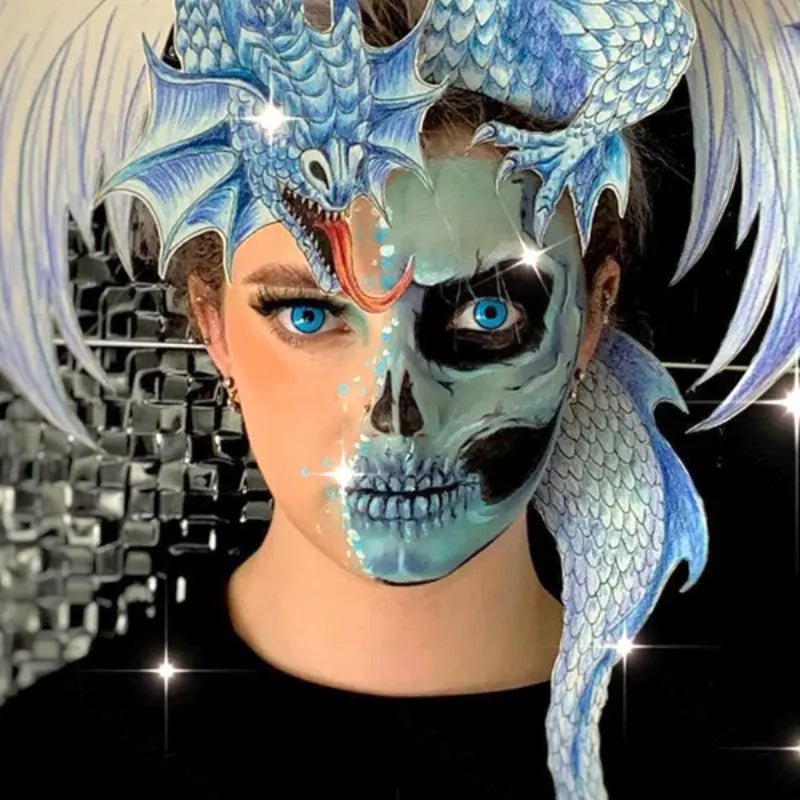 ComicPie BLUE MANSON Cosplay Colored Contact Lenses D45 - 1G - ComicPie