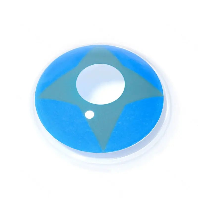 ComicPie Blue Shuriken Cosplay&Halloween Colored Contact Lenses RY378A - ComicPie