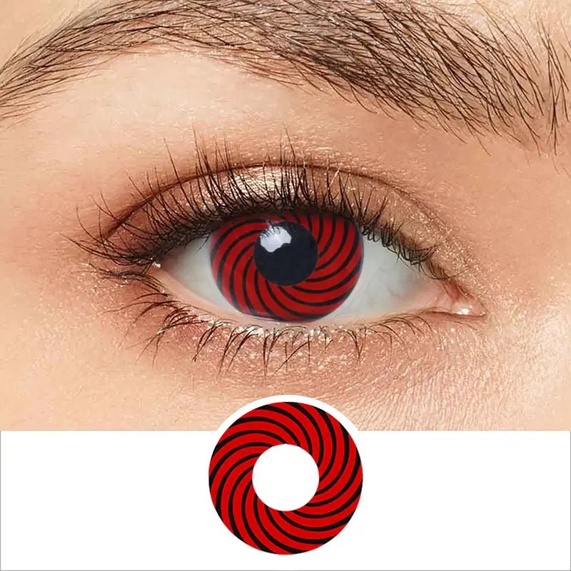 ComicPie Circle of Death Red Cosplay&Halloween Colored Contact Lenses MY56 - ComicPie