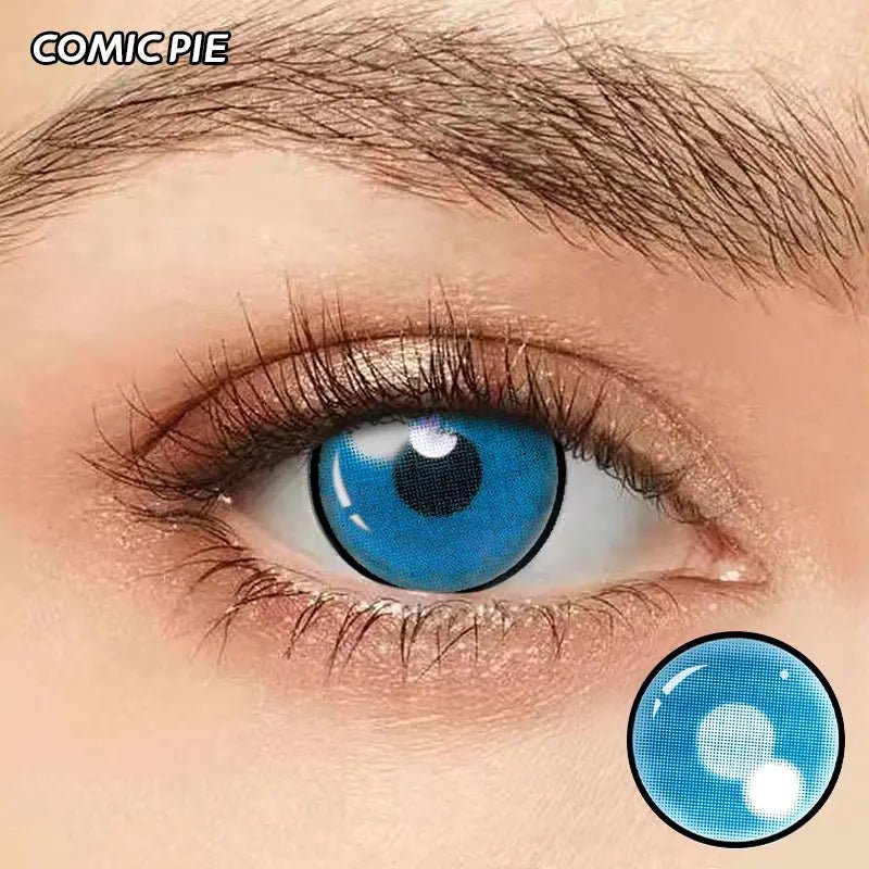 ComicPie Cloud Rim Blue Cosplay Colored Contact Lenses MYA1 - 1 - ComicPie