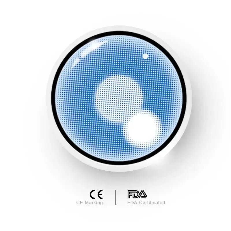 ComicPie Cloud Rim Blue Cosplay Colored Contact Lenses MYA1 - 1 - ComicPie