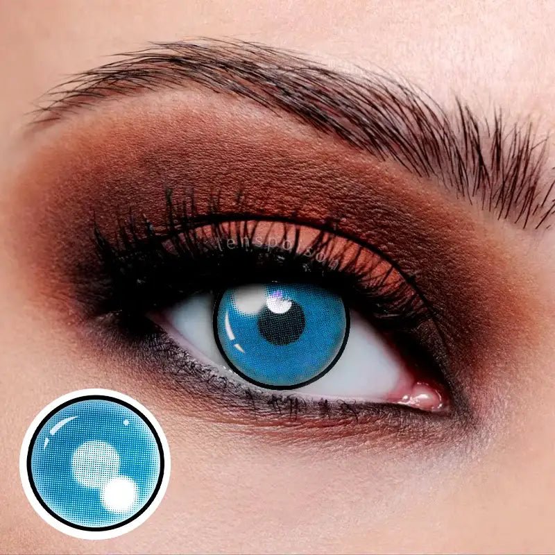 ComicPie Cloud Rim Blue Cosplay Colored Contact Lenses MYA1 - 1 - ComicPie
