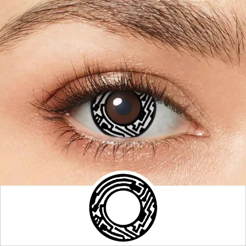 ComicPie Crazy Cyborg Cosplay&Halloween Colored Contact Lenses RY100 - ComicPie