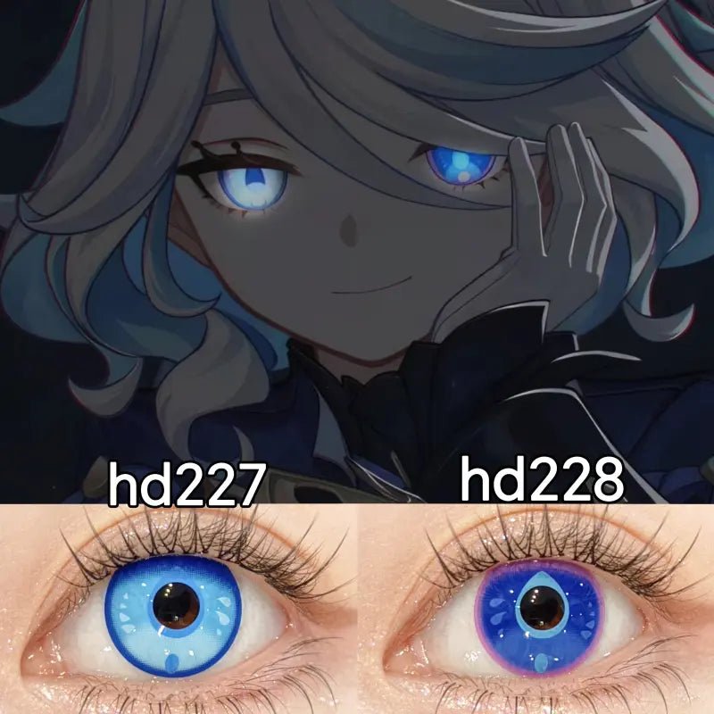 ComicPie Furina HD228purple/HD227blue Contact Lenses - ComicPie