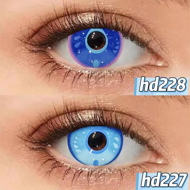ComicPie Furina HD228purple/HD227blue Contact Lenses - ComicPie