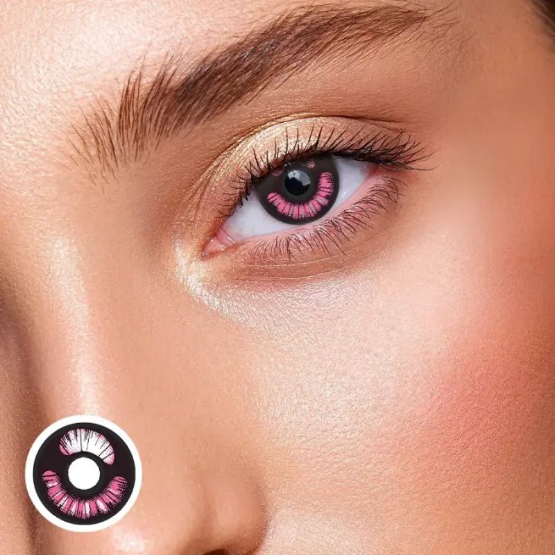 ComicPie Girly Pink Anime Cosplay&Halloween Colored Contact Lenses RY353 - ComicPie