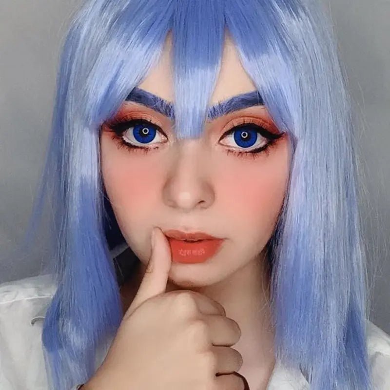 ComicPie Glamor Blue Cosplay&Halloween Colored Contact Lensess RY086 - ComicPie