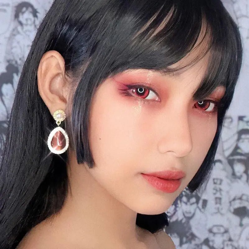 ComicPie Glamor Red Cosplay&Halloween Colored Contact Lenses RY085 - ComicPie