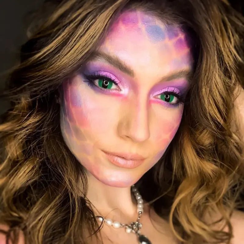 ComicPie Green Cat Eye Cosplay&Halloween Colored Contact Lenses RY123 - ComicPie