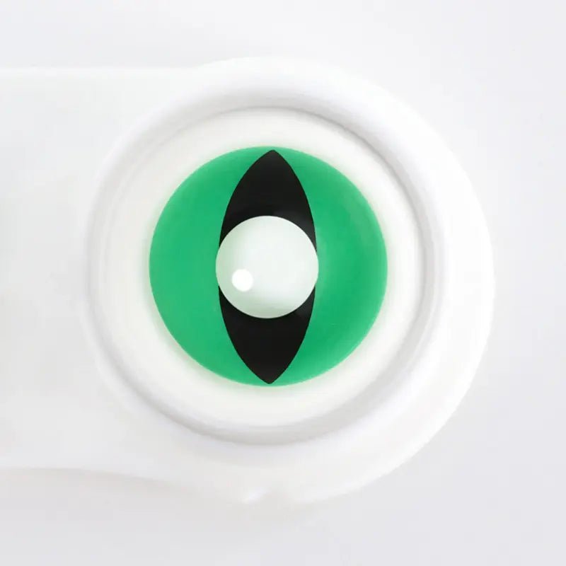 ComicPie Green Cat Eye Cosplay&Halloween Colored Contact Lenses RY123 - ComicPie