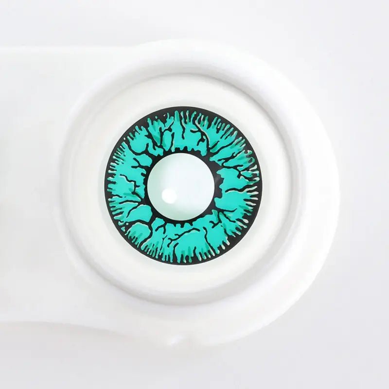 ComicPie Green Crack Cosplay&Halloween Colored Contact Lenses RY092 - ComicPie