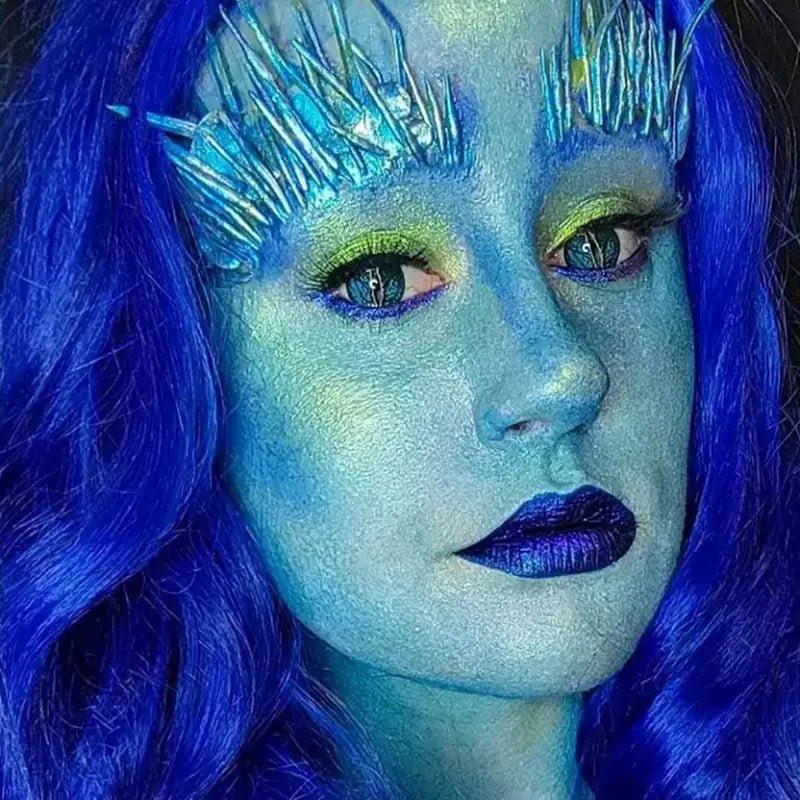 ComicPie Green Lizard Eye Crazy Cosplay&Halloween Colored Contact Lenses MY37 - ComicPie