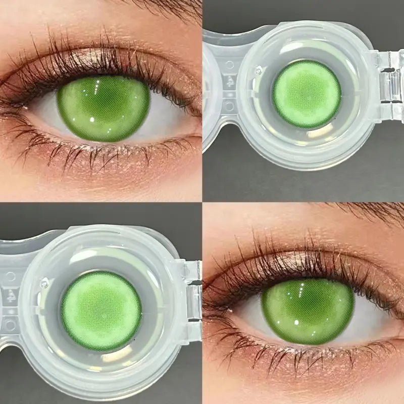 ComicPie HD186 - 2 Foggy Green Contact Lenses - ComicPie