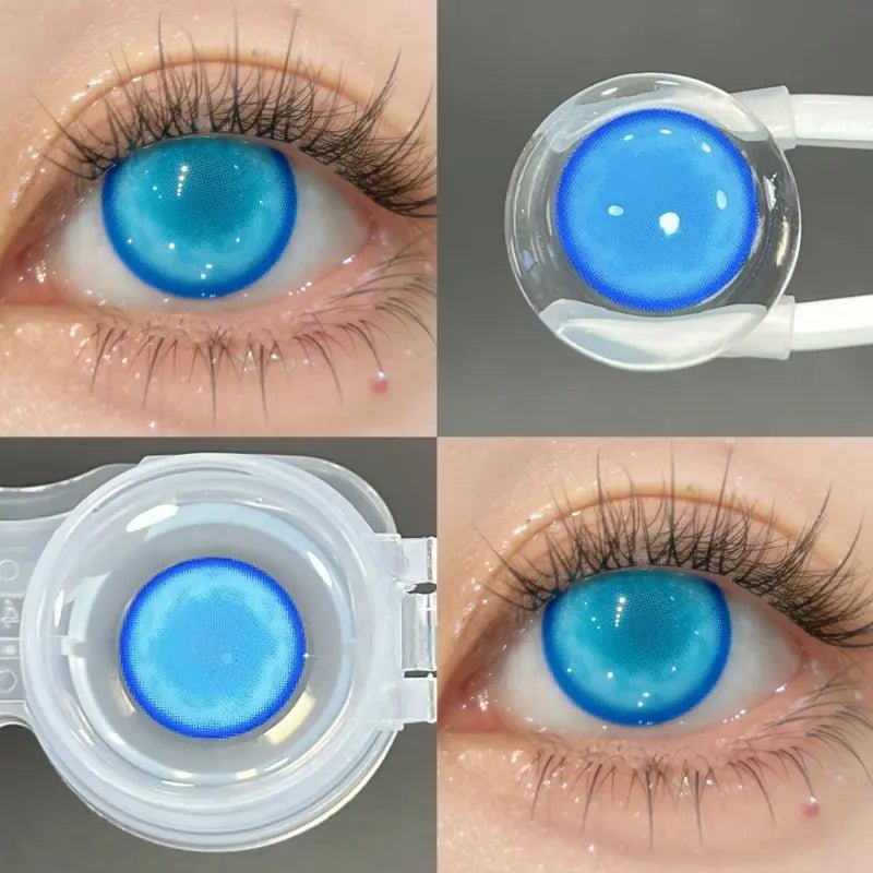 ComicPie HD186 - 3 Foggy Blue Contact Lenses - ComicPie