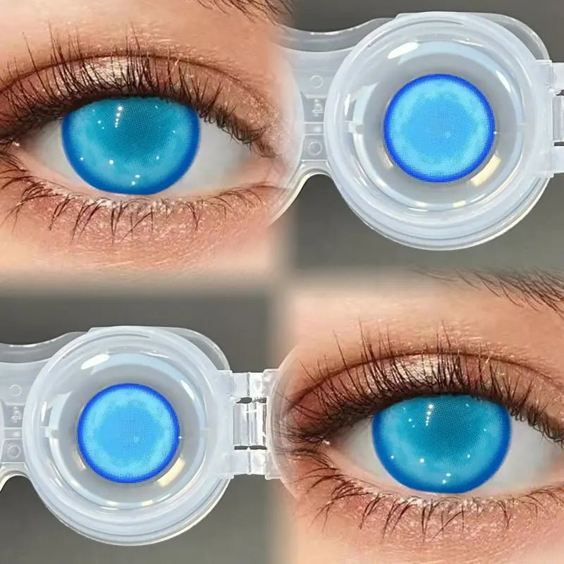 ComicPie HD186 - 3 Foggy Blue Contact Lenses - ComicPie