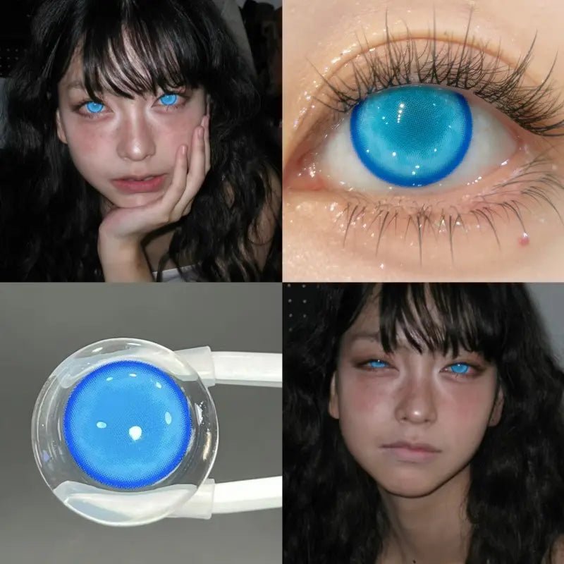 ComicPie HD186 - 3 Foggy Blue Contact Lenses - ComicPie
