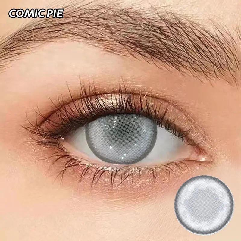 ComicPie HD186 - 5 Foggy Gray Contact Lenses - ComicPie
