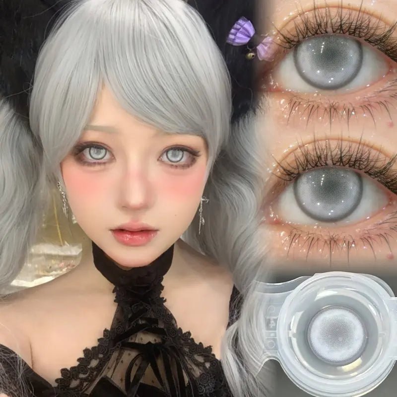 ComicPie HD186 - 5 Foggy Gray Contact Lenses - ComicPie