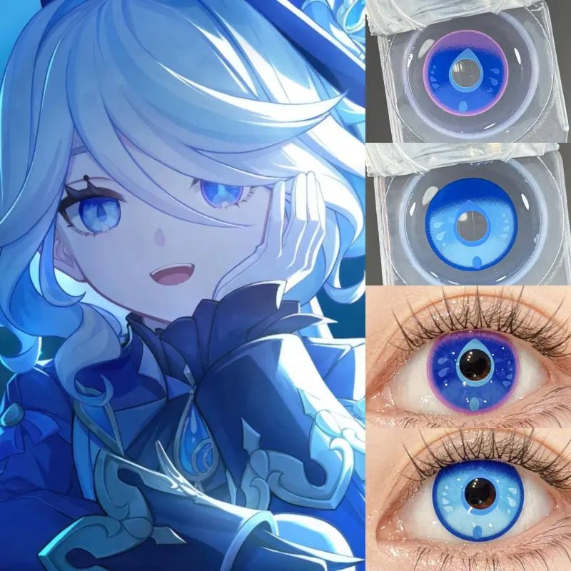 ComicPie HD227 Furina blue Contact Lenses - ComicPie