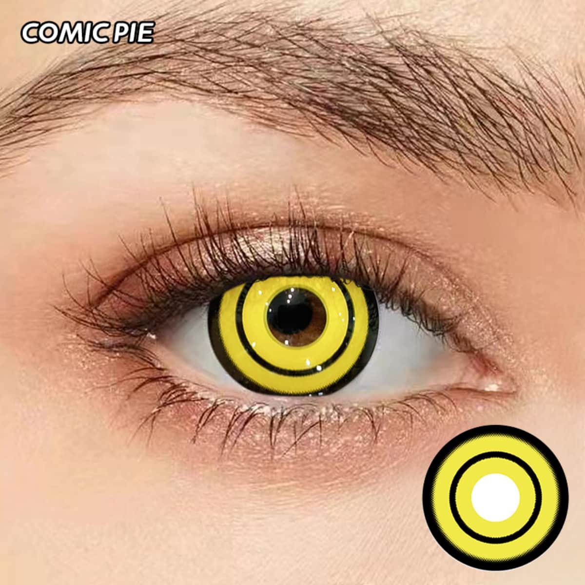 ComicPie HD248 Golden Circle Contact Lenses - ComicPie
