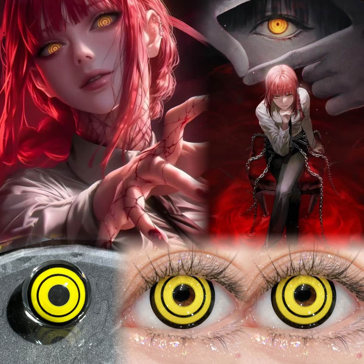 ComicPie HD248 Golden Circle Contact Lenses - ComicPie