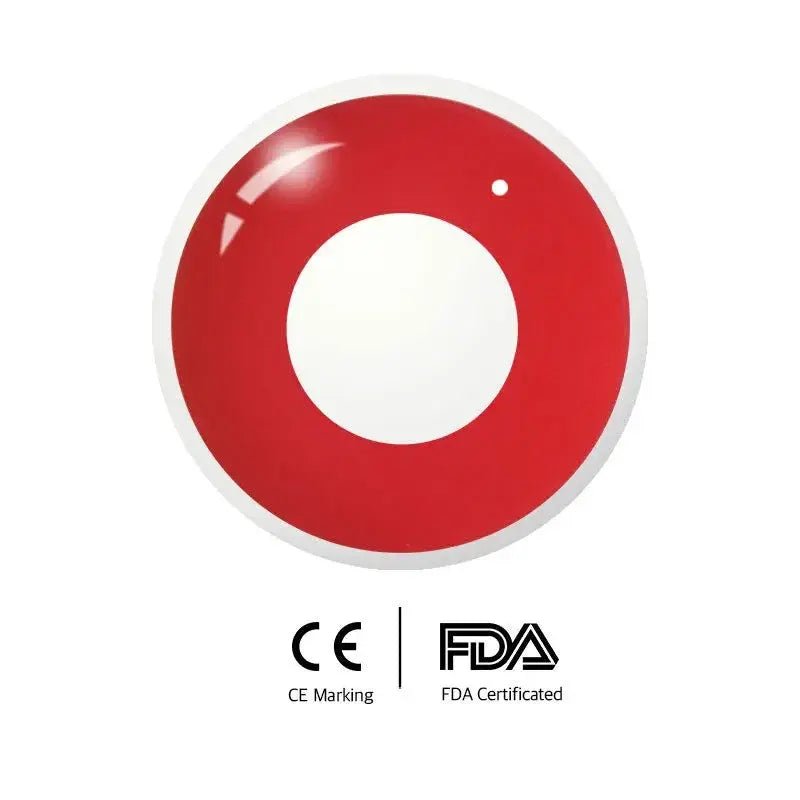 ComicPie HD4 Pure Red Contact Lenses - ComicPie
