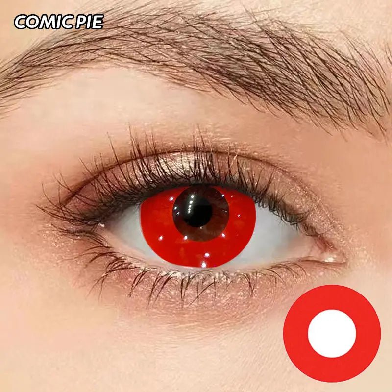 ComicPie HD4 Pure Red Contact Lenses - ComicPie