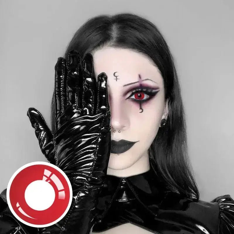 ComicPie HD4 Pure Red Contact Lenses - ComicPie