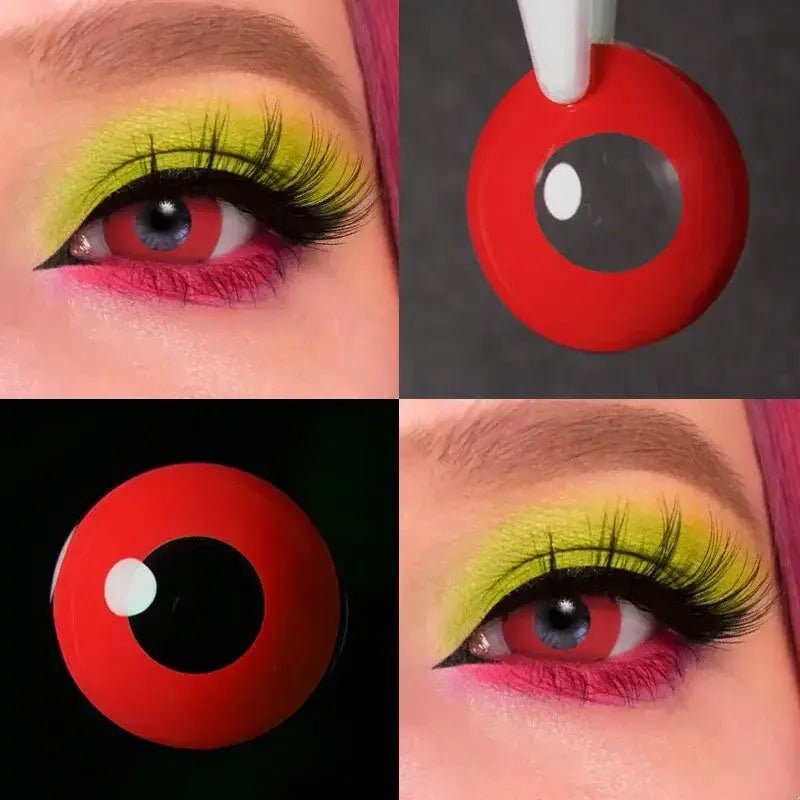ComicPie HD4 Pure Red Contact Lenses - ComicPie
