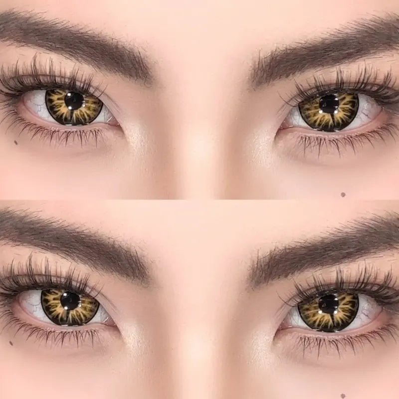 ComicPie HE596 - 1 Golden snake eyes Contact Lenses - ComicPie