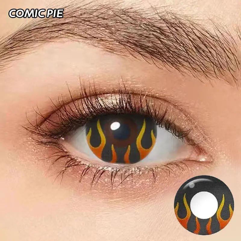 ComicPie Hellfire Crazy Cosplay&Halloween Colored Contact Lenses MY48 - ComicPie